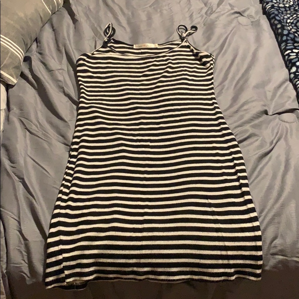 black&white dress